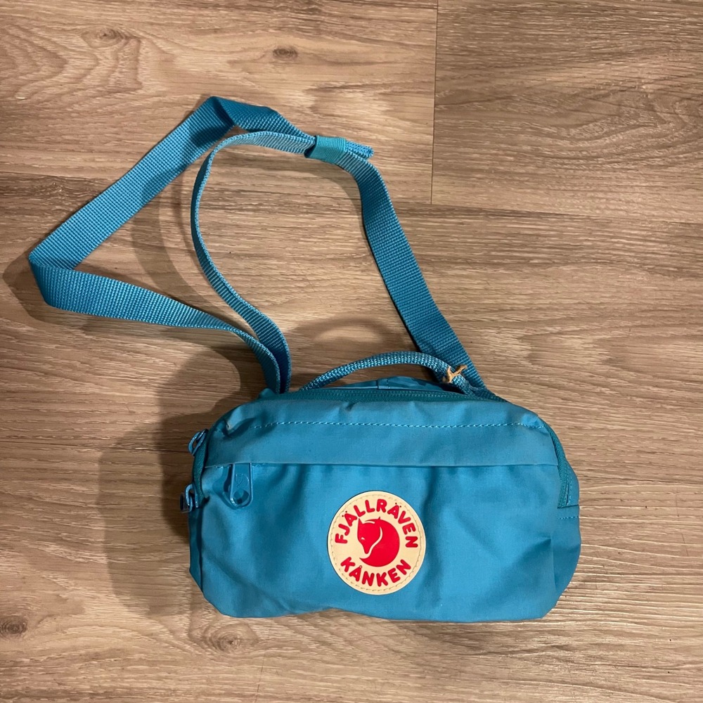 Fjallraven Blue Fanny Pack Kanken Hip Pack Blue Travel Hiking Activewear